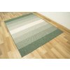 Kusový koberec sisalový oboustranný Brussels 205248/10510 Pruhovaný zelený krémový