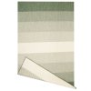 Kusový koberec sisalový oboustranný Brussels 205248/10510 Pruhovaný zelený krémový