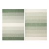 Kusový koberec sisalový oboustranný Brussels 205248/10510 Pruhovaný zelený krémový