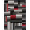 Kusový koberec moderní MAYA Z904E šedý červený3