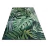 Moderní kusový koberec FLANNEL PRINTED C139D Listy zelený (Rozměr 80x150 cm)