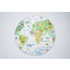 Kulatý dětský koberec KIDS 250321N Mapa Světa