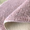 Kulatý koberec vhodný k praní jednobarevný Kamel pink růžový4