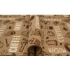 Běhoun pogumovaný Coffee 04 Popisy hnědý (Šíře 67 cm)