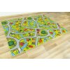 Dětský kusový koberec Uličky 12 zelený