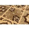 Běhoun pogumovaný Patchwork 07 hnědý (Šíře 67 cm)