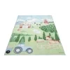 Kusový dětský koberec KIDS 2409030D 1 Traktor Domácí Zvířátka zelený2