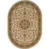 Oválný vlněný koberec Dywilan Polonia Kordoba Sepia2