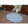 Kulatý koberec Sisal FLAT 48715/591 modrý