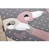 dywan petit flamingos flamingi serduszka szary3