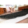 Kulatý koberec SHAGGY 5cm černý