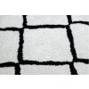 Kusový koberec BERBER CROSS bílý černý20