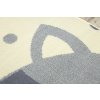 Dětský kusový koberec BCF FLASH 3998 Kočička krémový šedý5