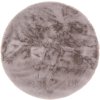 Moderní kulatý koberec Angelo Tmavě šedý