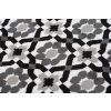 Kusový koberec moderní MAYA Z645F šedý černý bílý