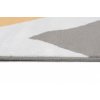 Kusový koberec moderní MAYA Z903A žlutý šedý bílý