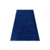 Kusový koberec jednobarevný SOFFI shaggy 5cm tmavě modrý