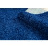 Kusový koberec jednobarevný SOFFI shaggy 5cm tmavě modrý11