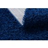 Koberec Běhoun jednobarevný SOFFI shaggy 5cm tmavě modrý12