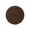 Kulatý koberec jednobarevný SOFFI shaggy 5cm hnědý1