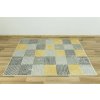 Kusový koberec LUNA 503568/89935 hořčicový patchwork