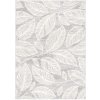 Moderní kusový koberec Ragolle Argentum 63687 7969 Listí šedý
