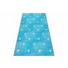 Dětský kusový koberec HEARTS Srdíčka Modrý