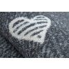Dětský kusový koberec HEARTS Srdíčka Šedý12