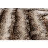 Kusový shaggy koberec FLIM 010 B7 Geometrický vzor hnědý6