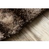 Kusový shaggy koberec FLIM 010 B7 Geometrický vzor hnědý5