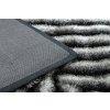 Kusový shaggy koberec FLIM 010 B3 Geometrický vzor černý šedý13
