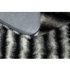 Kusový shaggy koberec FLIM 010 B3 Geometrický vzor černý šedý12