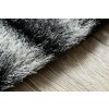 Kusový shaggy koberec FLIM 010 B3 Geometrický vzor černý šedý5