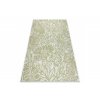 Kusový koberec Sisalový SION 22128 tkaný na plocho listí ecru zelený