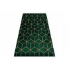 Kusový koberec EMERALD 1014 Luxusní geometrický 3D zelený zlatý
