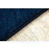 Kusový koberec jednobarevný Shaggy POSH protiskluzový pratelný tmavě modrý6