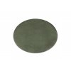 Kulatý koberec jednobarevný Shaggy POSH protiskluzový pratelný zelený