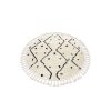 Kulatý koberec BERBER TETUAN B751 krémový