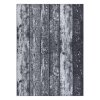 Kusový koberec pogumovaný WOOD Dřevo desky šedý