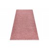 Kusový koberec jednobarevný SOFFI shaggy 5cm růžový