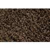 Kusový koberec jednobarevný SOFFI shaggy 5cm hnědý5