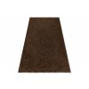 Kusový koberec jednobarevný SOFFI shaggy 5cm hnědý