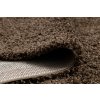 Kusový koberec jednobarevný SOFFI shaggy 5cm hnědý9
