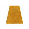 Kusový koberec jednobarevný SOFFI shaggy 5cm žlutý
