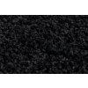 Koberec Běhoun jednobarevný SOFFI shaggy 5cm černý5