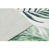Kusový koberec vhodný k praní ANDRE 1168 Listí protiskluzový bílý zelený14