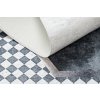 Kusový koberec vhodný k praní ANDRE 1863 Geometrický protiskluzový bílý černý13