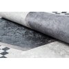 Kusový koberec vhodný k praní ANDRE 1863 Geometrický protiskluzový bílý černý12