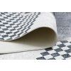 Kusový koberec vhodný k praní ANDRE 1863 Geometrický protiskluzový bílý černý9