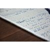 Kusový koberec Sisal COLOR 47272/396 bílý geometrický vzor